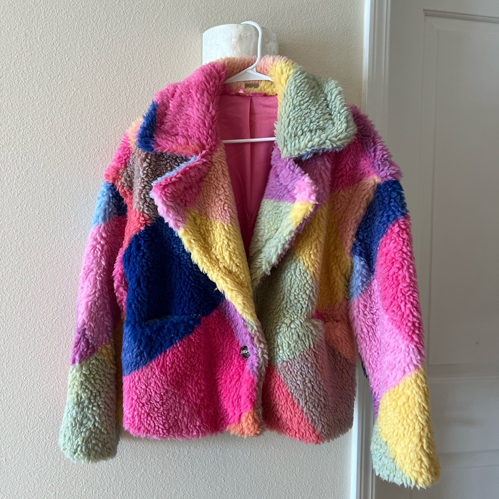Blank NYC Multicolor Teddy Jacket
